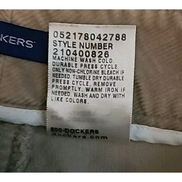 Docker Women’s Tan Corduroy Pants Size 10 Tan Wide-Leg Oatmeal Jeans Bootcut - Picture 4 of 7